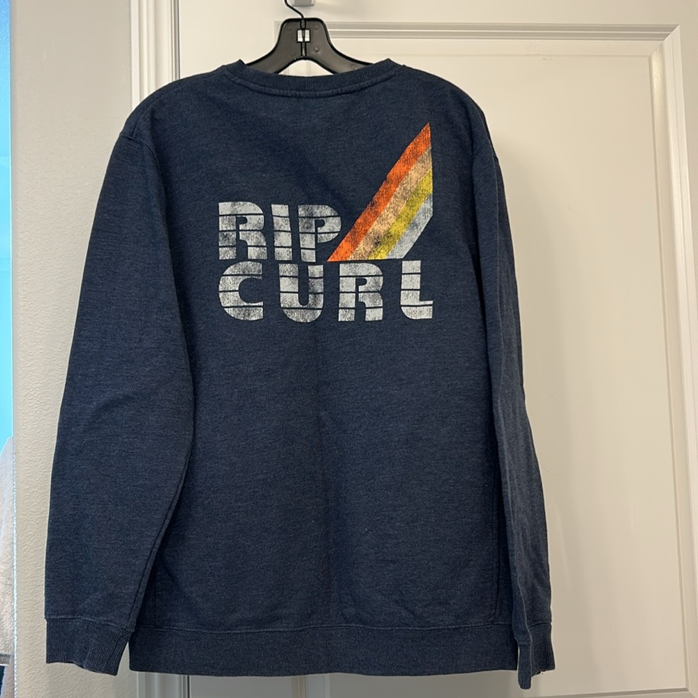 Rip Curl Men's Navy Sweatshirt Like New